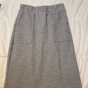 Knee length skirt